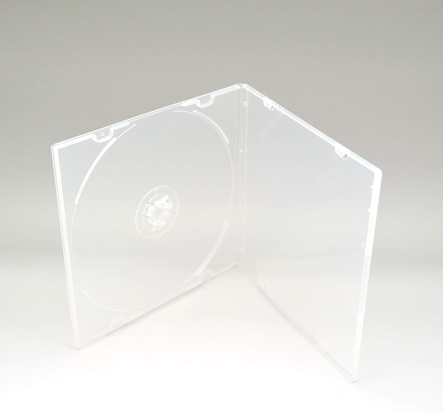 Slim Single Clear CD Case, 5.2mm, PP Poly Plastic with Outer Sleeve, Scratch Protection Pack of (50)-image-19