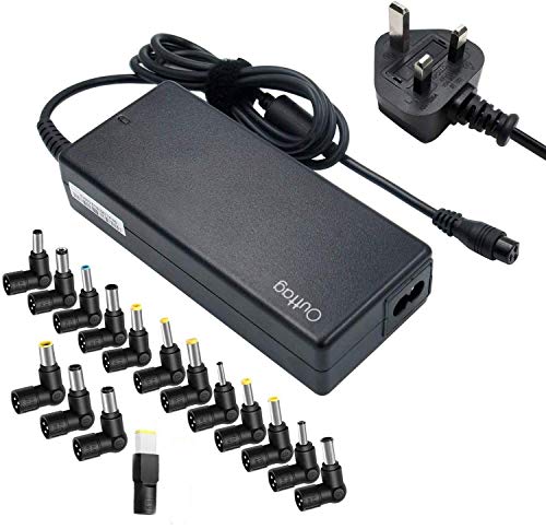 90W Laptop AC Power Adapter Charger with Multi Connectors for Notebook Ultrabook Acer Toshiba Dell Lenovo/IBM Samsung Sony Gateway HP Fujitsu and More Brand Automatic Voltage 15V 16V 18.5V 19V 19.5V 20V