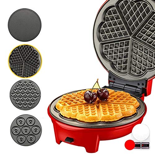 Automatische Mini-Waffeleisen 4 in 1, Eierbrötchenmaschine Eierwaffelpfanne , Donut Donut Maker Eisenmaschine, tiefe… – Bild 3