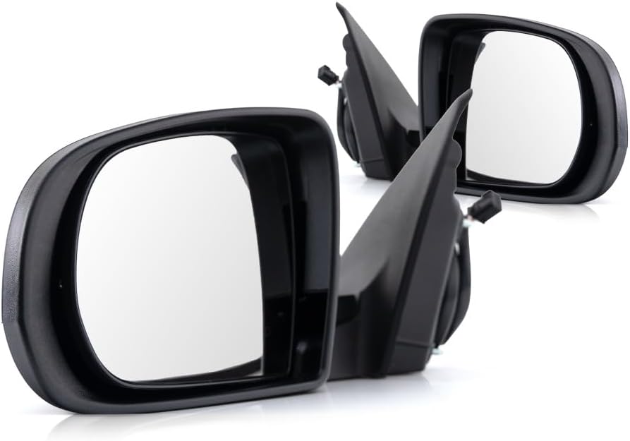 For Jeep Cherokee 2014 2015 2016 2017 2018 Driver and Passenger Side | Pair Door Mirror | Power | Non-Heated | Paint to Match | Replacement For 1UV65TZZAD, 68228913AA | CH1320367