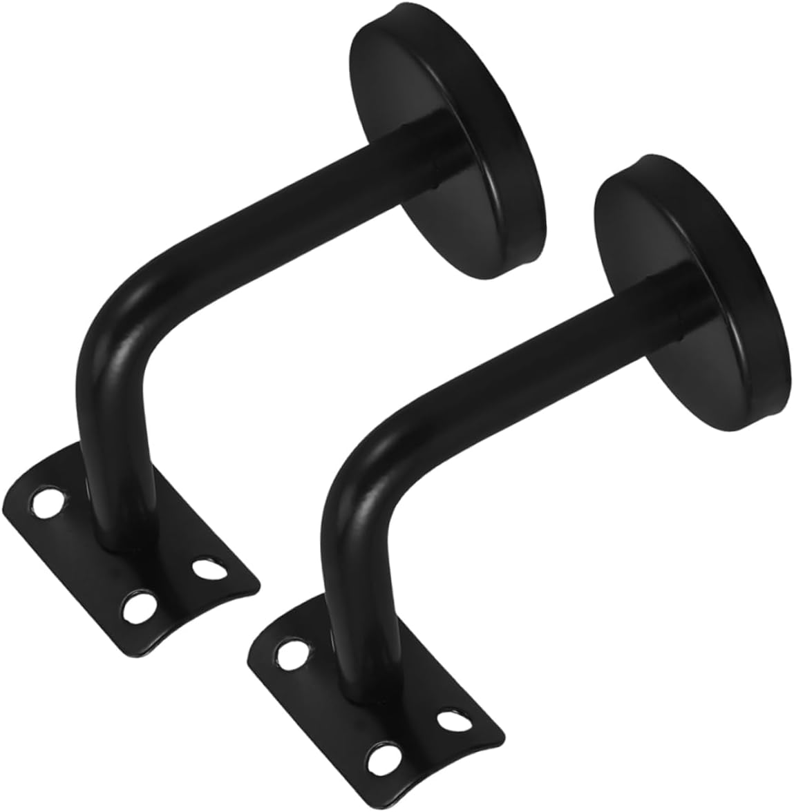NUOBESTY 2pcs Staircase Handrail Brackets Stainless Steel Wall Brackets Decorative Stair Stair Railing Parts Easy Installation
