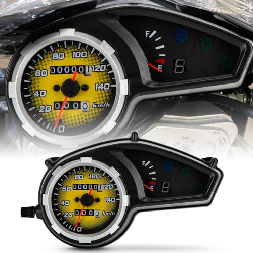 PSLER Hawk 250 Speedometer-Motorcycle Speedometer Motorcycle Tachometer Dirt Bike Odometer Fuel Gauge for Hawk 250 Hawk 250CC,1 PCS