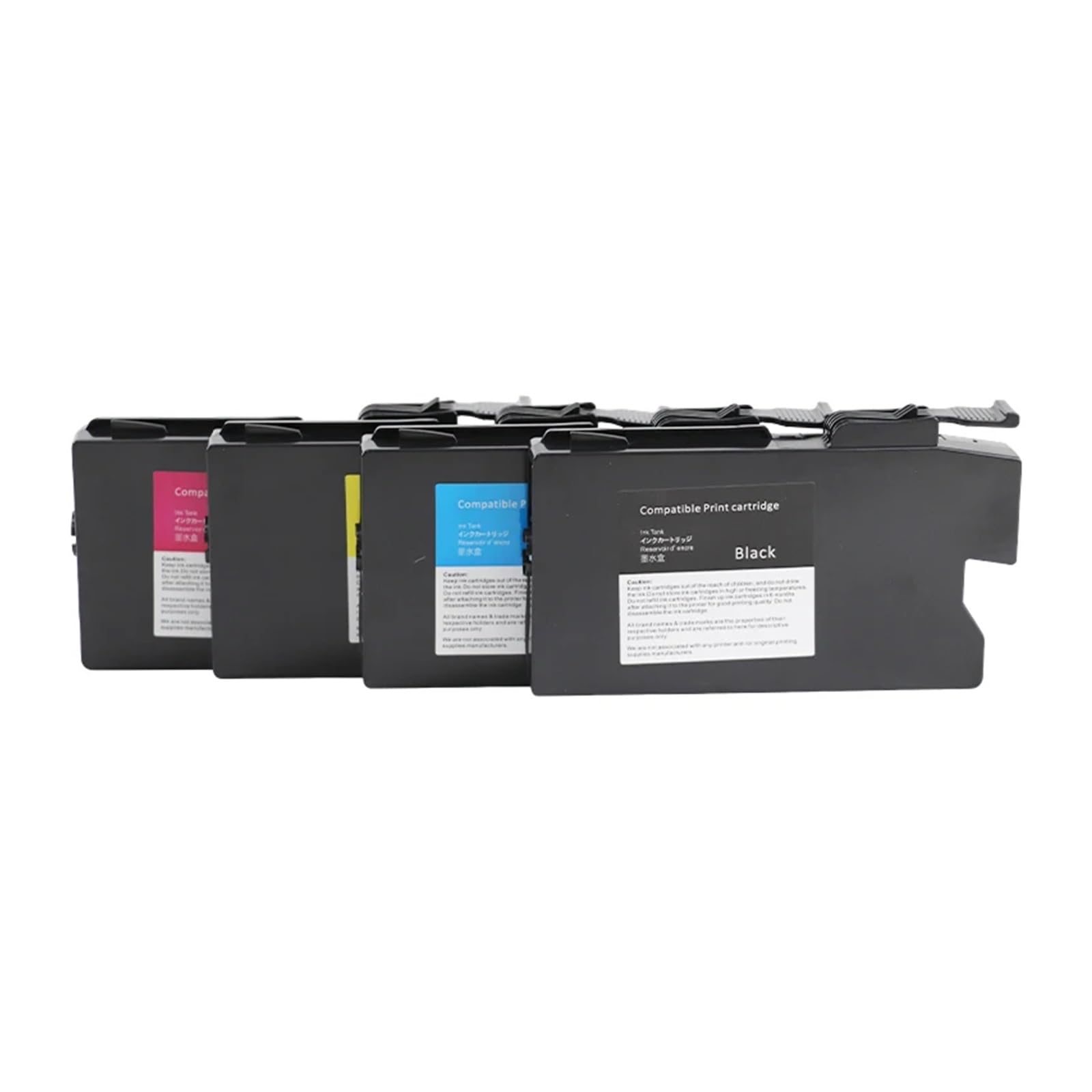 Generico CW2200 4 cartucce d'inchiostro a colori compatibili for Ricoh | MP CW2200 CW2200SP CW2201SP, cartuccia plotter, set di inchiostri a 4 colori, stampa tecnica,(Black)