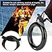 Climbing Rappel Ring, Multi-Functional Climbing Descender for Rappelling, Belaying, Mountain Climbing & Camping Tools