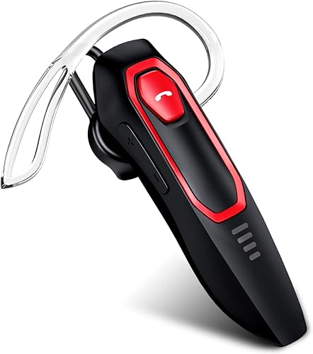 Micool Auriculares Bluetooth para camionero, cancelación de ruido, tiempo de conversación de 30 horas, nombre de llamadas, auricular Bluetooth manos