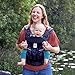 Ergobaby All Carry Positions Breathable Mesh Baby Carrier Newborn to Toddler with Enhanced Lumbar Support & Airflow (7-45 Lb), Omni Breeze, Onyx Blooms