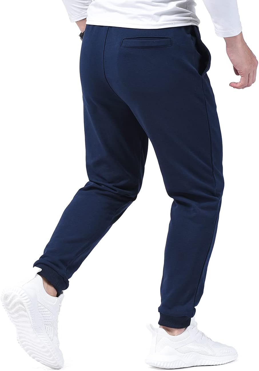 Zoulee Classic Drawstring-Waist Zipper Logo Jogger Pants with Zipper Fly - Image 6
