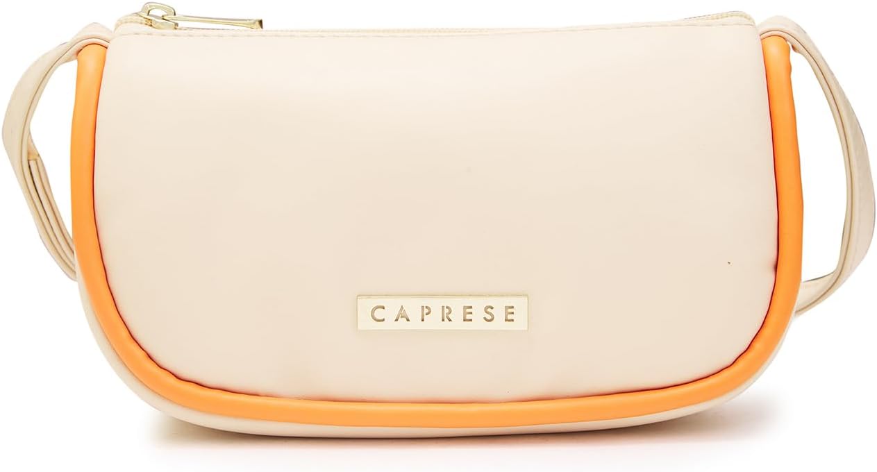 Caprese Gracie Leather Women’s HandBag Bag for Women Shoulder Bag with Zipper Stylish Ladies Handbag For Office Outing Bag for Everyday Use, M