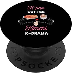 K-Pop Anime Ragazza Kpop Corea del Sud Musica Regalo PopSockets PopGrip Intercambiabile