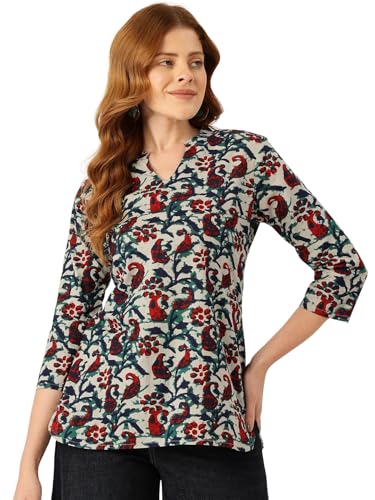 Image of feranoid Stylish Women's Printed Kurti - Comfort Meets Elegance| (S to XXL)