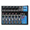 PFDTS 7 Channel Bluetooth Digital Microfoon Sound Mixer met USB DJ Sound Mixing Console Amplifier
