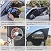 4PCS Car Window Shades with Zipper,Breathable Car Window Cover Baby Window Shades for Car,Camping Essentials Side Window Sun Shade for Privacy Protection Fits Most Cars