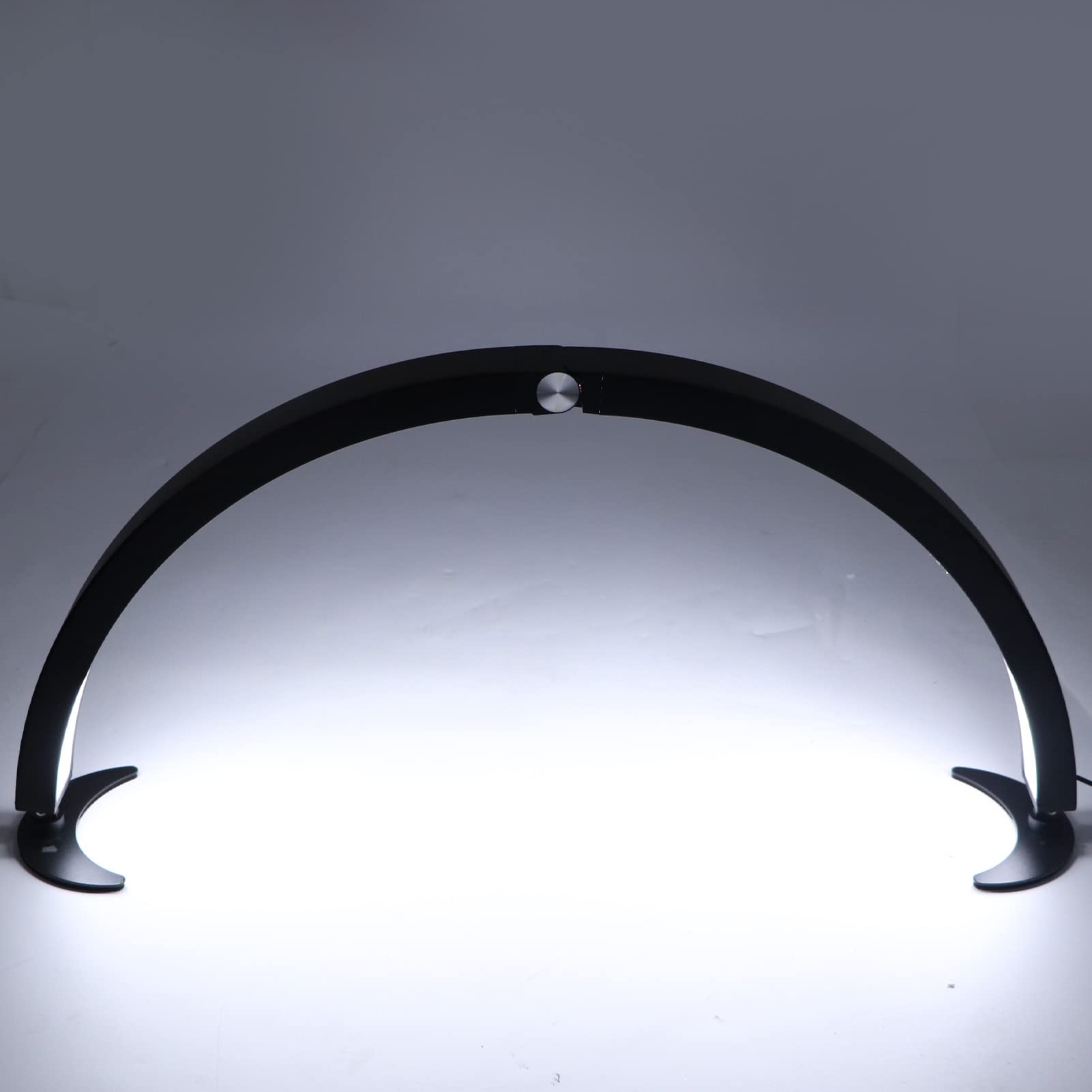 Lampada Da Tavolo Per Unghie, Lampada da Tavolo per Unghie a Mezza Luna a LED, Temperatura di Colore Regolabile Luce da Scrivania per L'idroterapia Facciale miglioramento unghie
