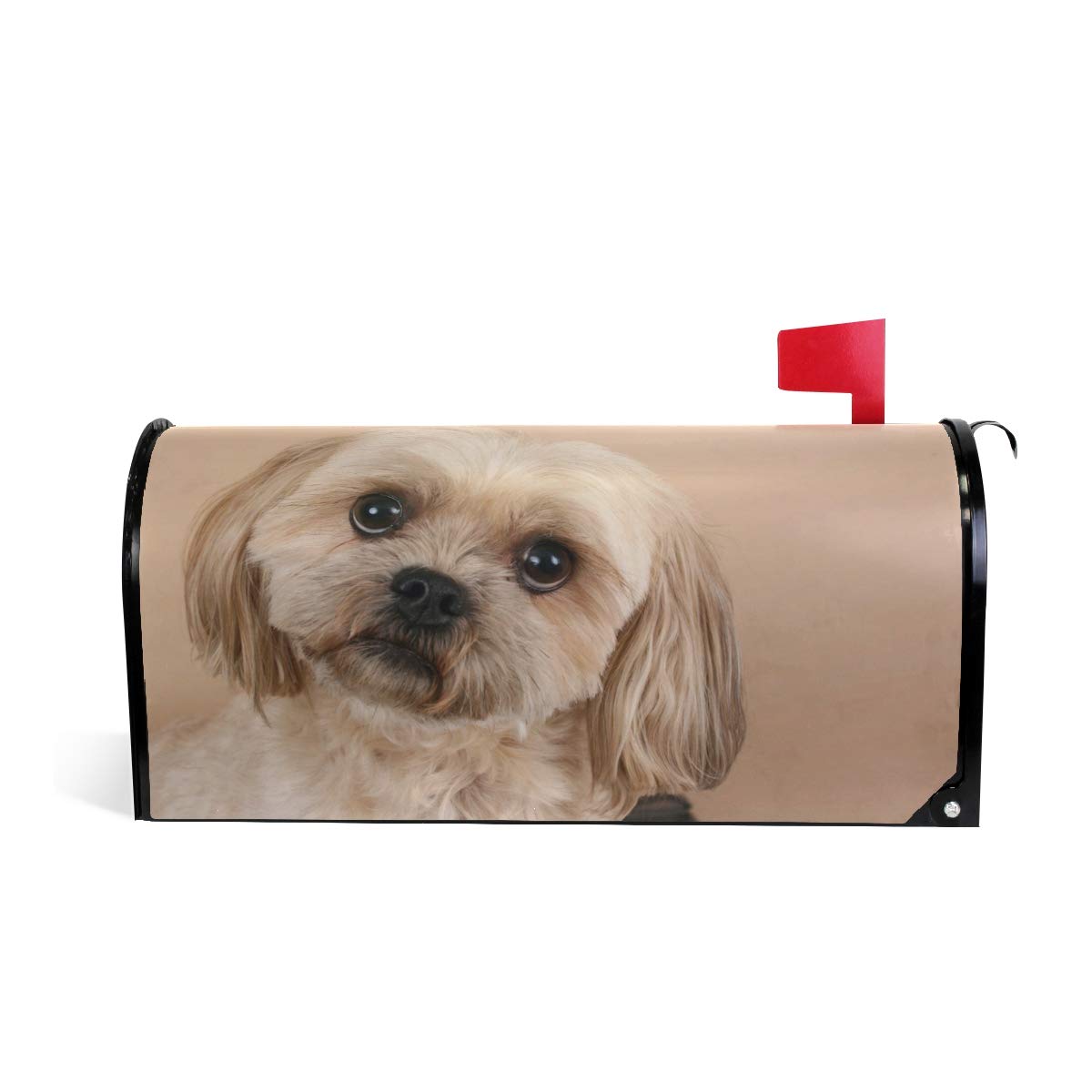 WOOR Cute Shitzu Dog Mailbox Cover Standard Size-18