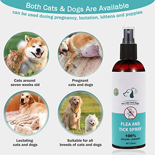 Horuili Spray Pulci, Antipulci Spray Cani e Gatti