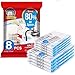 BoxLegend Sacs de Rangement sous Vide 8 Packs 4*80x60 + 4*60x40cm 100 Microns Housses de Rangement sous Vide Voyages pour V¨ºtements, Couvertures, Couettes, Literie, Oreillers