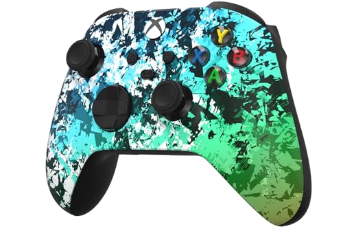 Image of Custom Controllerzz Wireless Controller for Microsoft Xbox Series X /S & Xbox One - Custom Soft Touch Feel - Custom Series X /S Controller (X /S Polar Pixel)