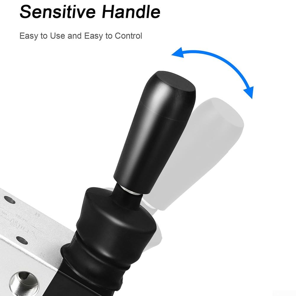 Vanne Pneumatique, Actionnée Manuellement 5/3 Voies, Non Verrouillable