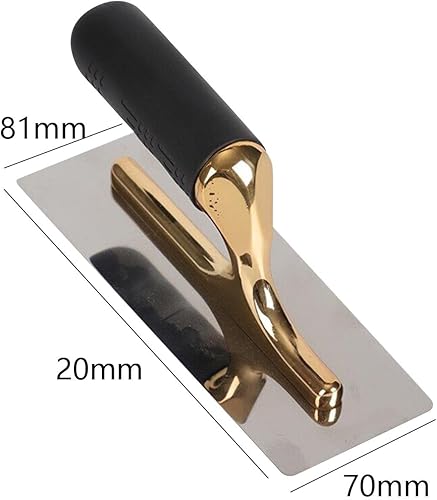 Miniatura 3 de Paletas para paneles de yeso Comfort Grip Paleta de acabado de mango suave para aplicar masilla Sheetrock, 7.9 in