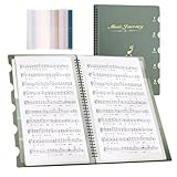 Accès rapide aux partitions : Ce classeur partitions permet un rangement optimal et un accès instantané aux feuilles de musique pendant les concerts, idéal pour les répétitions et performances en solo ou en groupe - gain de temps et concentration maximale garantis