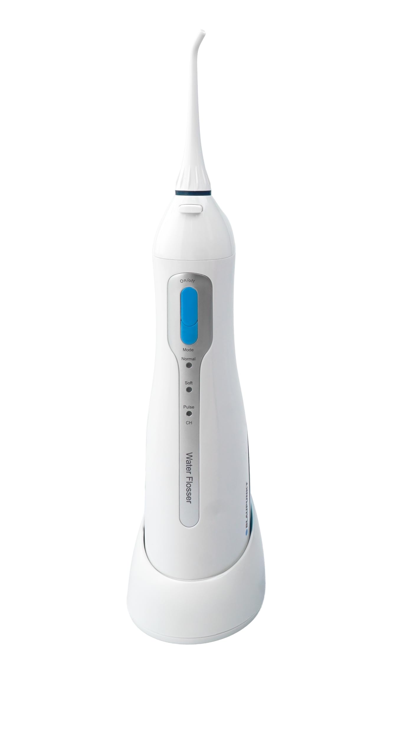 BLAUPUNKT – Kabellose Munddusche – für die Zahn- und Mundpflege, mit 3 Modi, 40–90 PSI Wasserdruck, bis zu 1400 Impulsen/Min., 150 ml Wassertank, 2-Min.-Timer und 2 Düsen - DIR501
