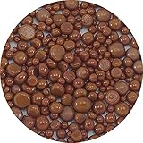 One half-ounce of chestnut opal frit balls One half-ounce bag contains between 100 and 130 frit balls depending on the size COE 96; Made with 100% Oceanside glass and compatable with other COE 96 glass Created for fused glass artists for use in a kil...