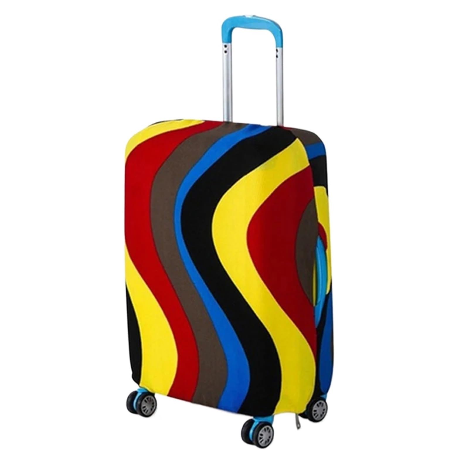 Copri Valigia 2 pezzi di copertura for valigia alta elasticità custodia for bagagli copertura antipolvere 18-32 pollici accessori essenziali for valigia Per Bagagli Trolley Custodia(A ripple,XL)