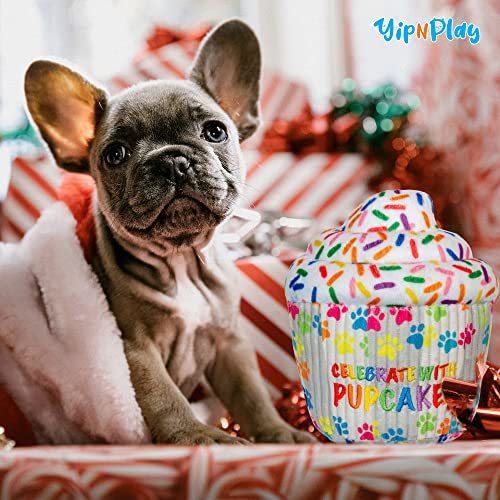Juguete mullido para perros en forma de cupcake miniatura 5