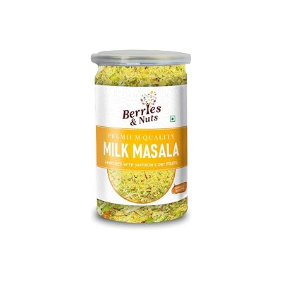Berries And Nuts Natural Kesar Milk Masala | No Artifical Color or Flavors | 150 Grams
