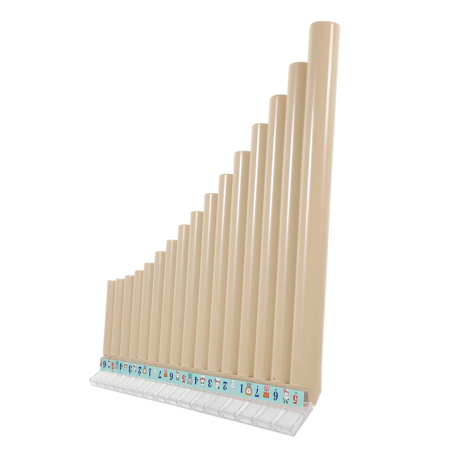 Flauto Di Pan Mini Flauto di Pan Strumento musicale educativo chiave C for principianti fila portatile Mini flauto in plastica for scuola