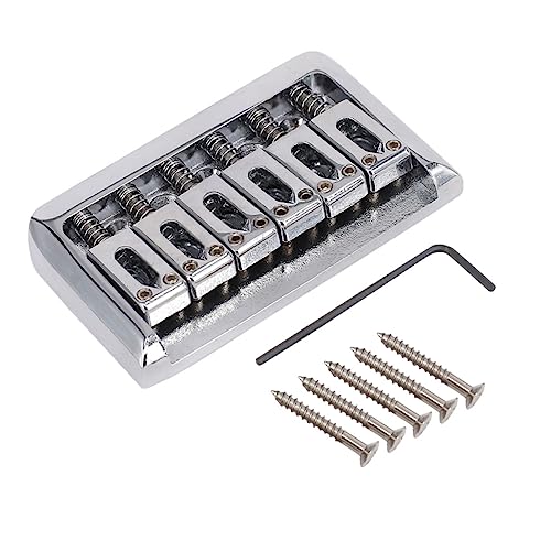 Platine de pont fixe pour guitare électrique idéale pour vos sessions studio - 4