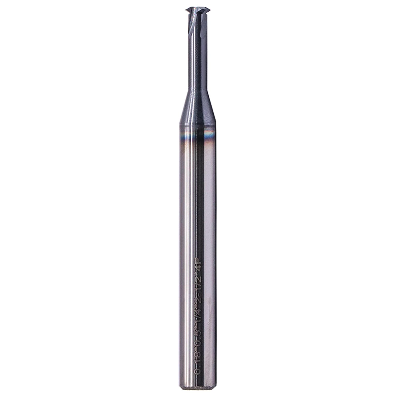 BestParts 1/4" 20-56 TPI Single Pitch Solid Carbide Thread end Mill - AlTiN Coated, 4 Flute, .180" Cutting Diameter, 1/4" Shank Diameter, Necked to Thread .500 Deep, 2-1/2" Overall Length, Square End