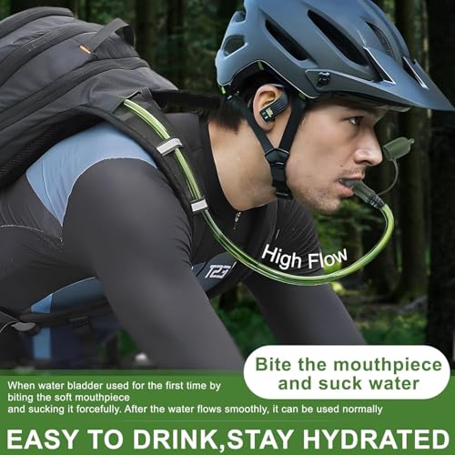 Image of Hydration Bladder, 1.5-2-3L Water Bladder for Hiking Backpack, BPA-Free Leak Proof Water Reservoir Storage Bag, Water Pouch Hydration Pack for Camping Cycling Running