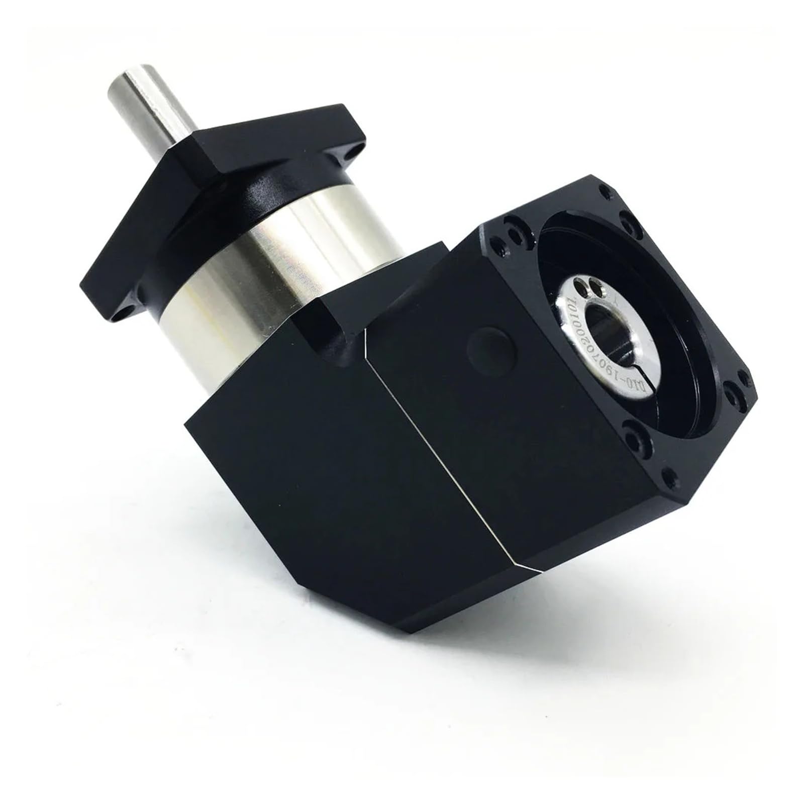 Riduttore epicicloidale ad angolo retto di 90 gradi alta precisione da 10 arcmin, ingresso 24 mm, riduttore 3~100:1, servomotore 110 a 130, 1~3 kW(Ratio 7,24mm input)