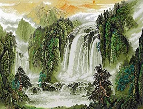 Kit de inicio de cuadro diamond painting con cristales brillantes 5D 30x40