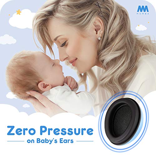 Image of mumba Baby Ear Protection Noise Cancelling Headphones for Babies and Toddlers Baby Earmuffs - Ages 3-24+ Months