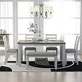 LUMISOL Wood Dining Room Table...