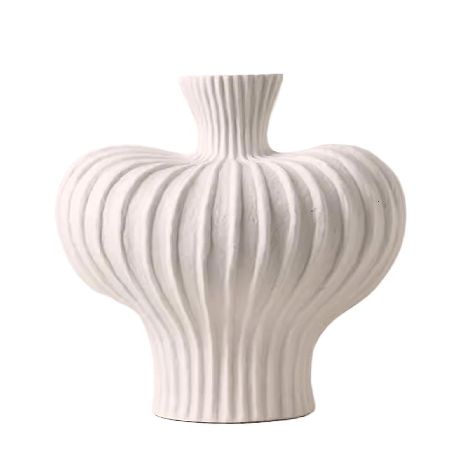Décoration de vase en céramique blanche pour sublimer le salon ou le bureau