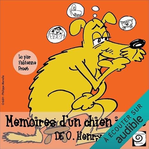 Diseño de la portada del título M&eacute;moires d'un chien jaune