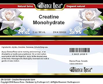 Bianca Rosa Creatine Monohydrate Salve (2 oz, ZIN: 524328)