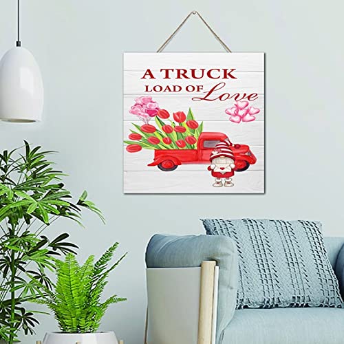 Tableau en bois A Truck Load of Love cadeau de couple