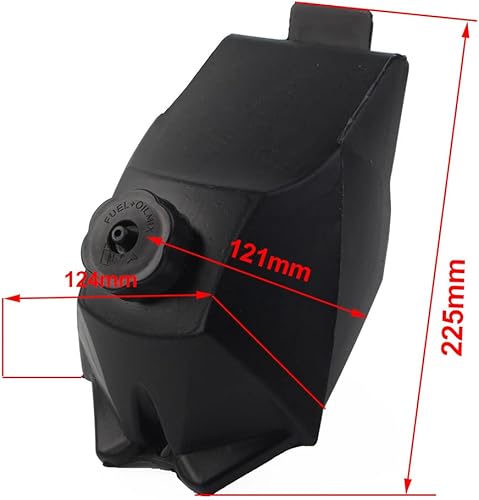 Miniatura 2 de GZYF Tanque de gasolina con tapa, tanque de gasolina ATV para 2 tiempos 47cc 49cc Mini ATV Quad Pocket Dirt Bike Moto