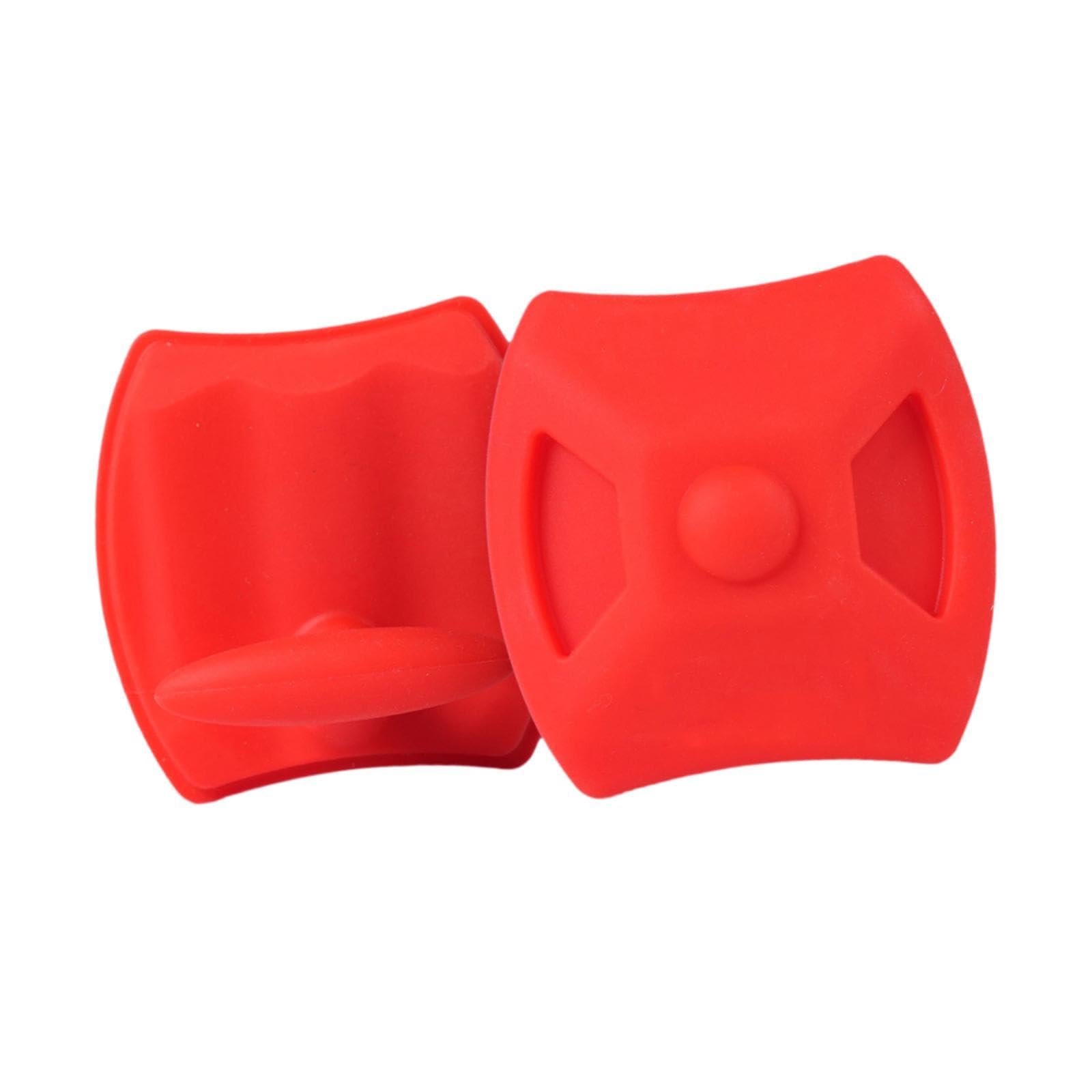 Lot 2 poignées Musculation avec Protection Paume en Silicone pour haltères et haltères.