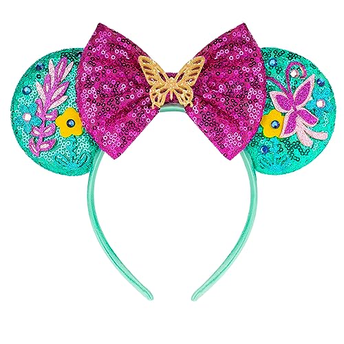 Image of FANYITY Mouse Ears, Sequin Mouse Ears Headband for Girls Women (HHD)