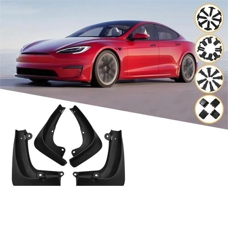 Guardabarros para neumáticos de coche Tesla Model S accesorios 2014-2020 2