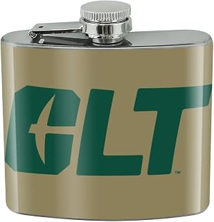UNC Charlotte Secondary Logo Stainless Steel 5oz Hip Drink Kidney Flask