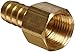Anderson Metals Brass Hose Fitting, Connector, 3/8" Barb x 1/4" Female Pipe