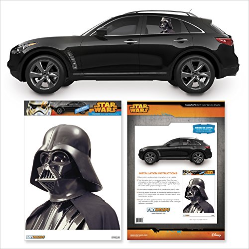 Star Wars Darth Vader Passenger Series Perforated Pvc Window Decal #TOP1