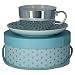 Produktbild PPD Ginza Mint Hochglanz-Tasse, Kaffeetasse, Kaffee Becher, New Bone China, Mint / Silber, 200 ml, 603378