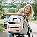 Guiseapue Universal Stroller Organizer with Cup Holder: Baby Essentials, Stroller Caddy with Shoulder Strap, Detachable Phone Bag, Stroller Accessories, Chirstmas New Moms Baby Gifts